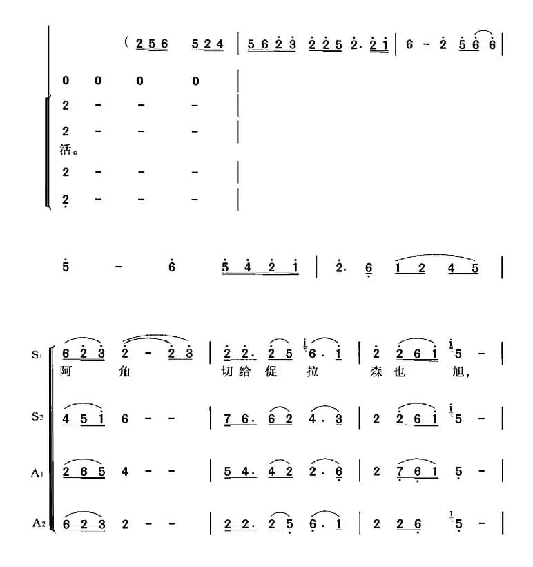 阿哥，你何须说