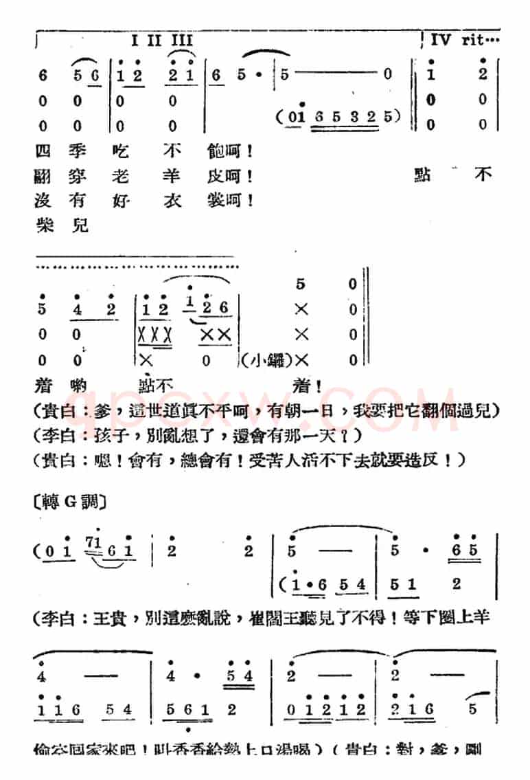 歌剧《王贵与李香香》全剧之第一幕 第一场