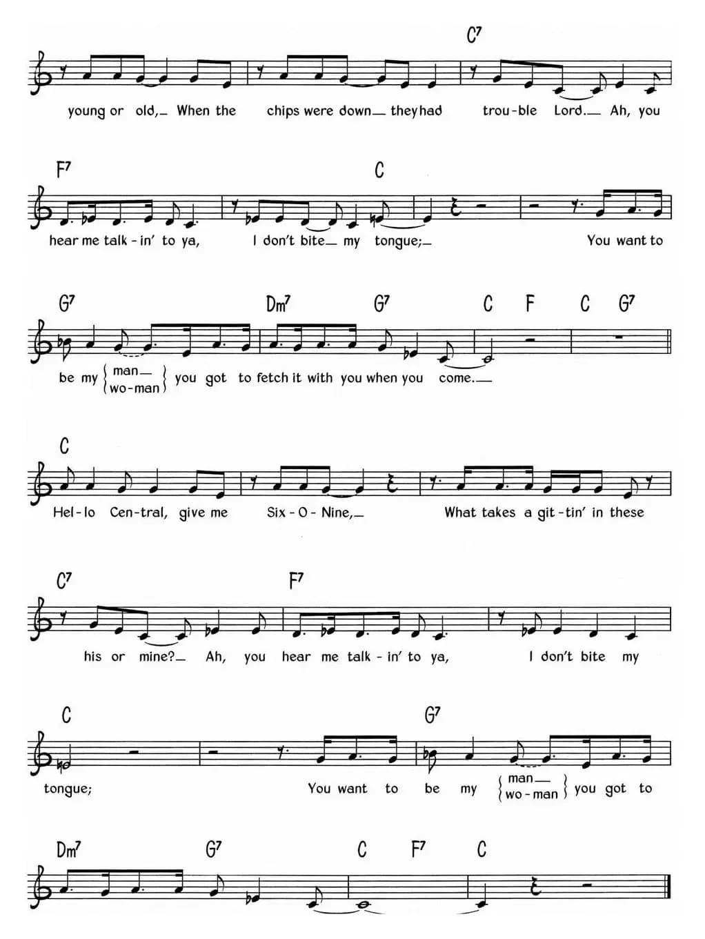 蓝调音乐：Hear Me Talkin' To Ya