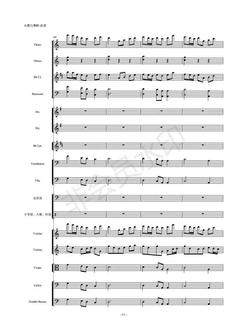 河南民歌组曲（第三乐章）