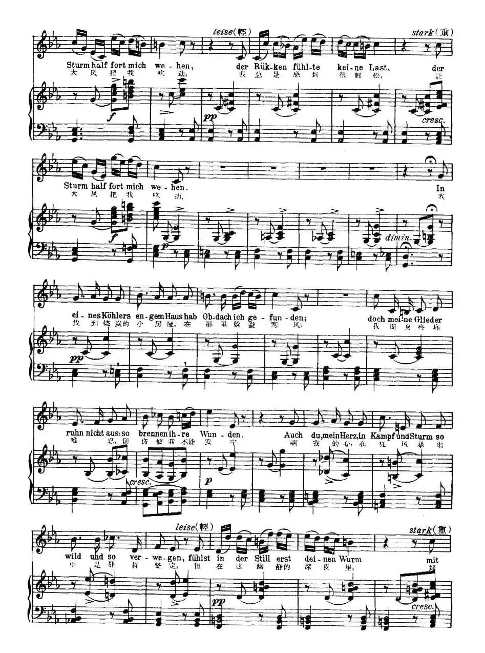 休息（中外文对照版、正谱 [奥]）