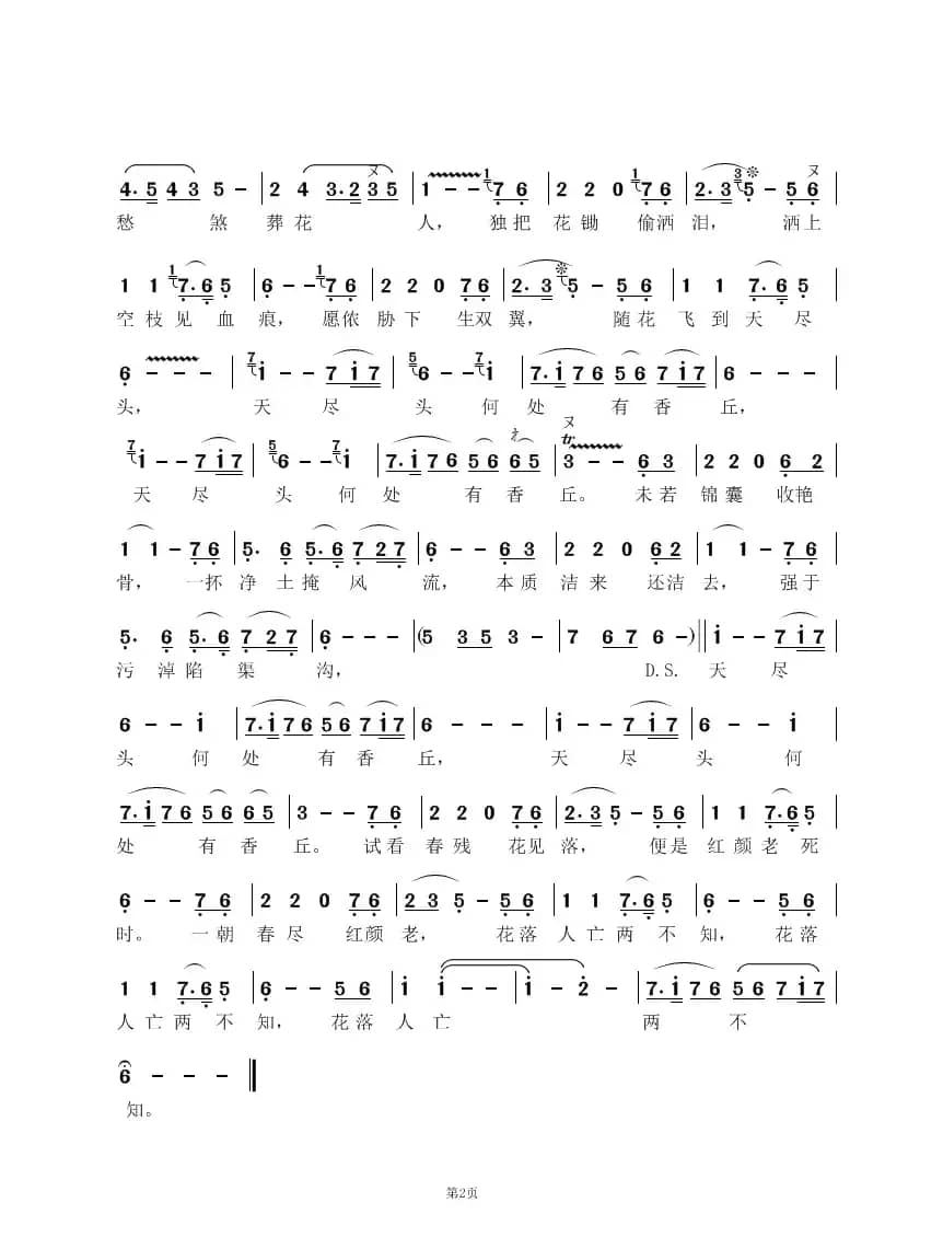 葬花吟（笛子）