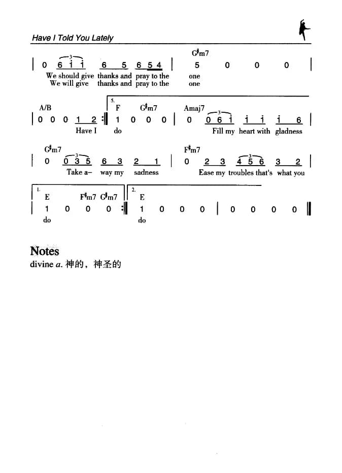 Have I Told You Lately（我最近是否告诉过你）