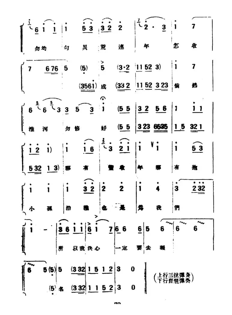 [评弹曲调]马调（一定要把淮河修好·报名）