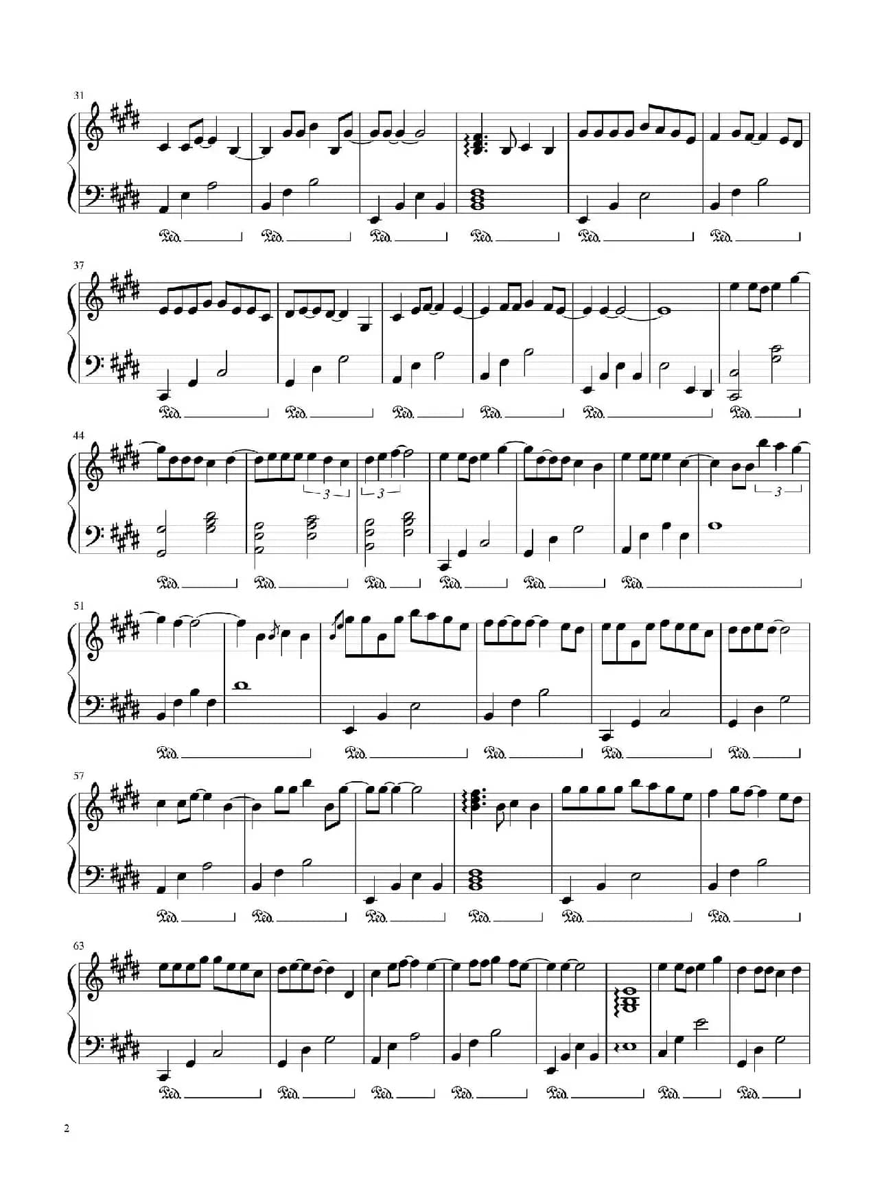 世间美好与你环环相扣（BiBiPiano钢琴版）