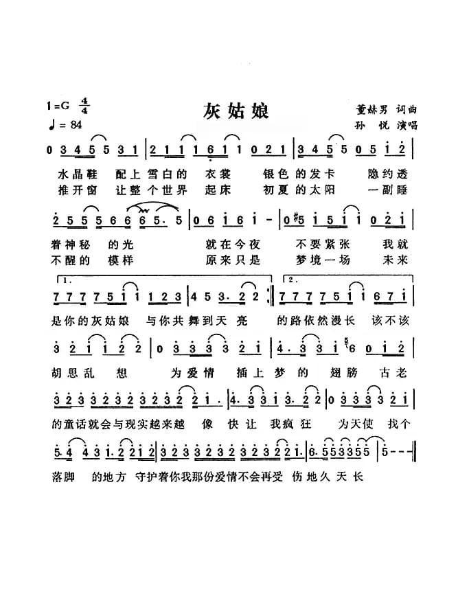 灰姑娘（孙悦演唱版）