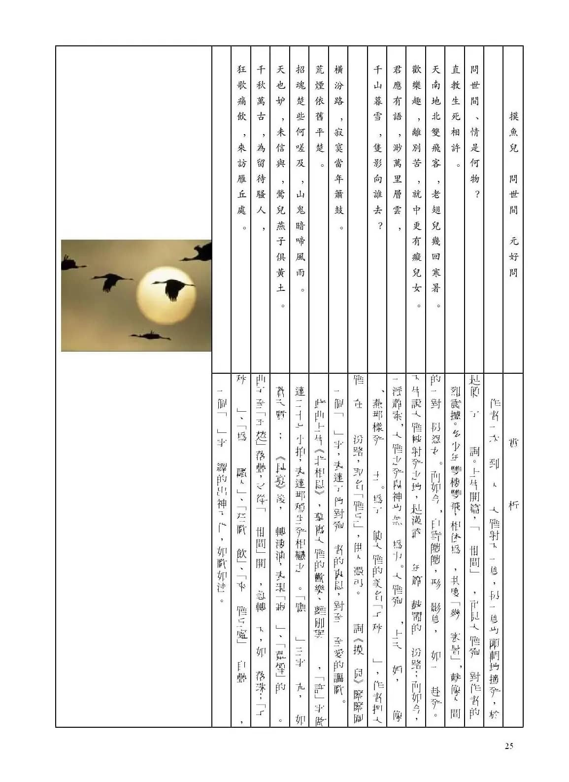 [南音工X谱] 摸鱼儿 问世间 元好问  北相思过昆寡