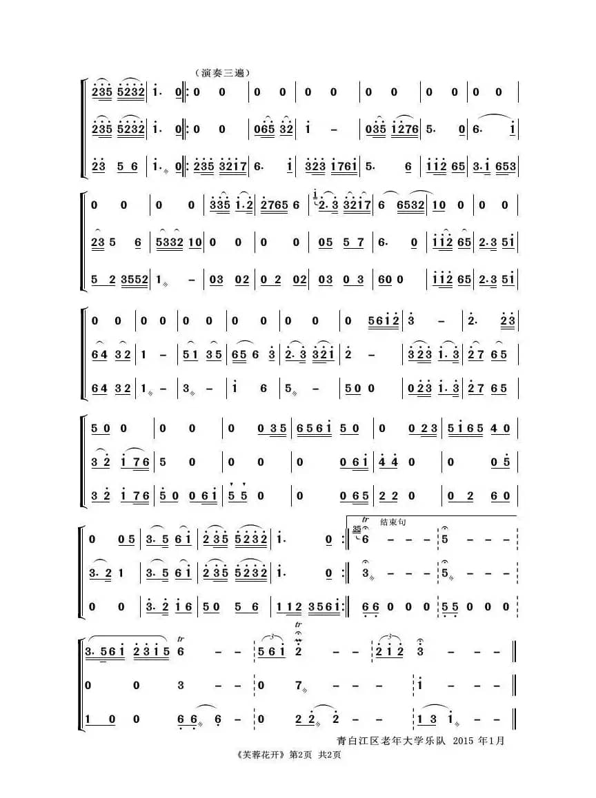 芙蓉花开（器乐合奏曲）