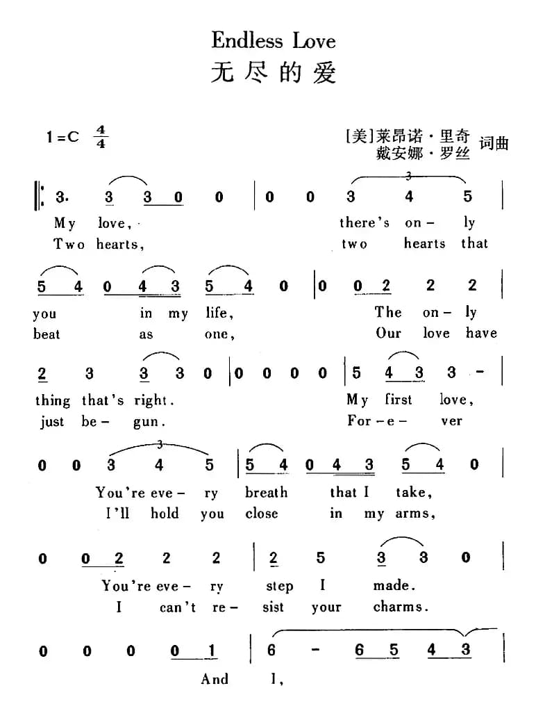 Endless Love 无尽的爱