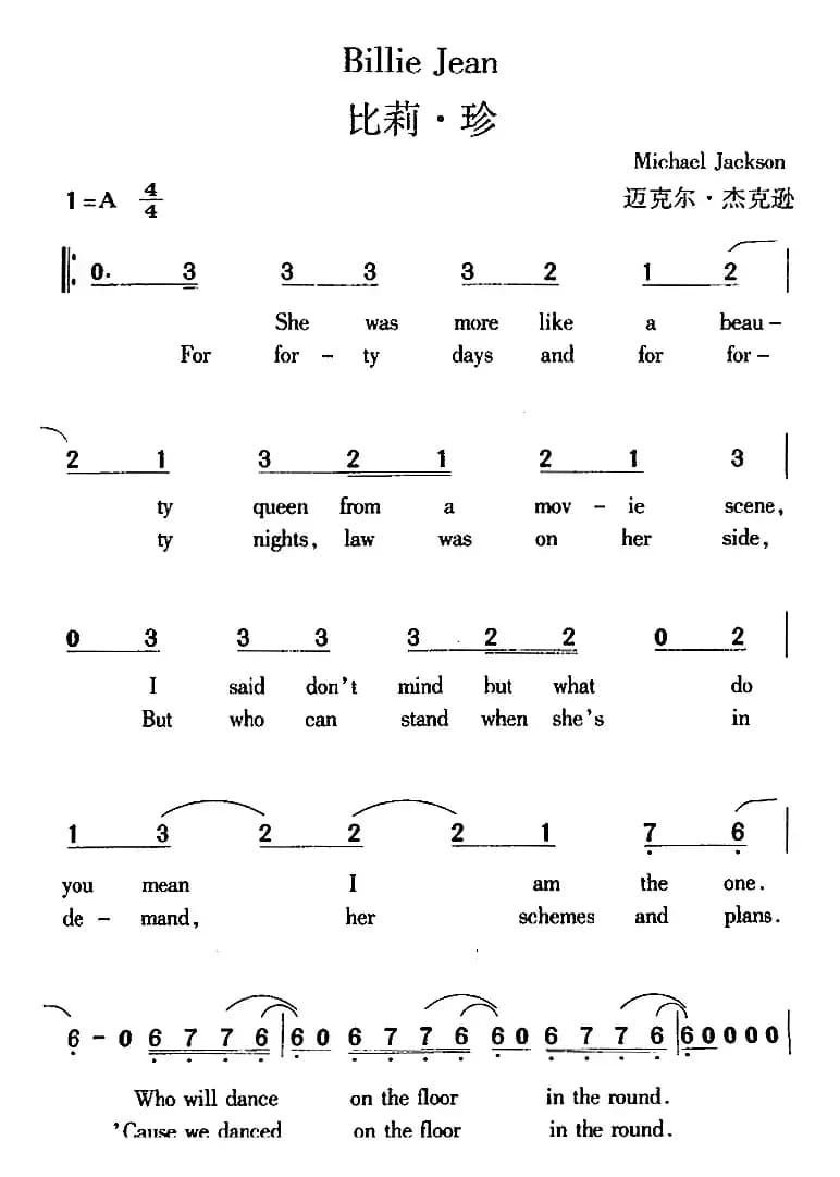 Billie Jean 比莉·珍