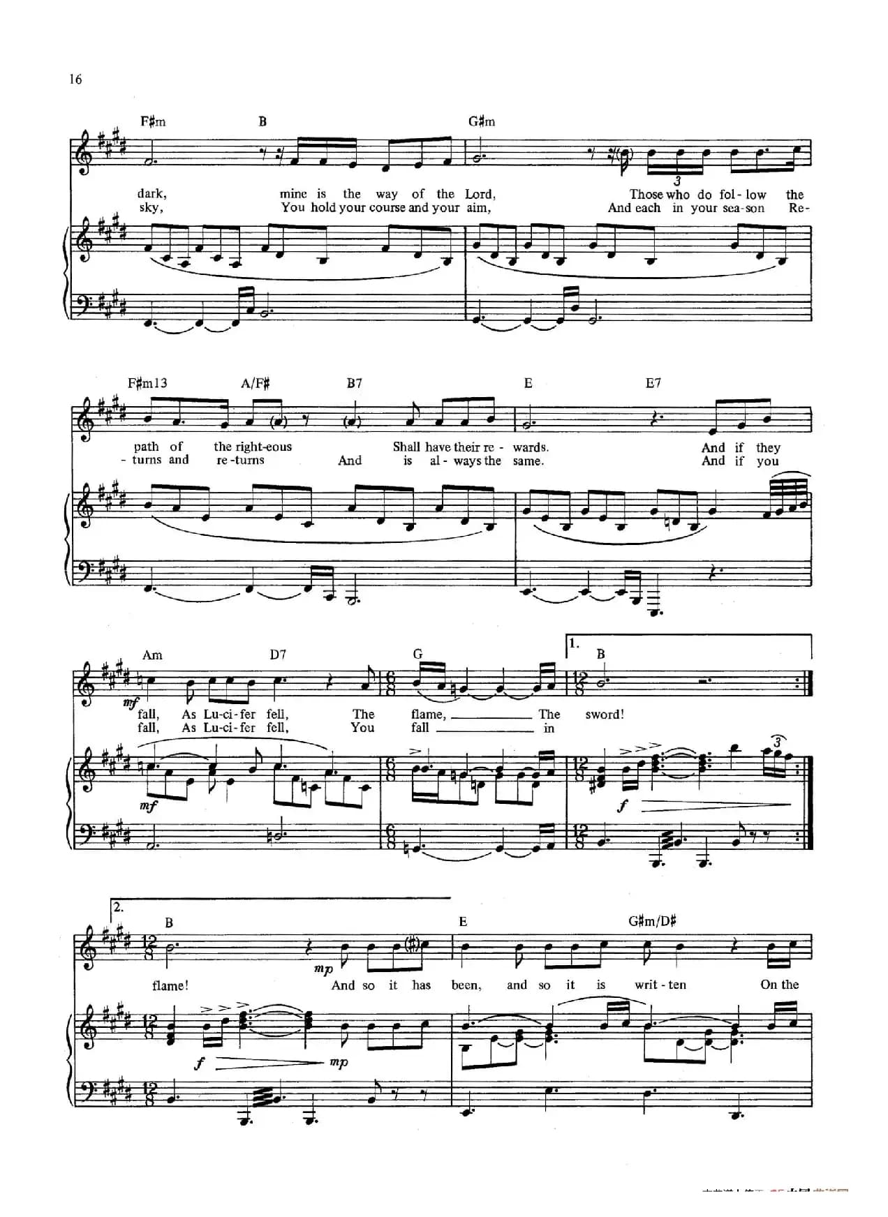 Stars (音乐剧《悲惨世界》(Les Miserables)选曲、正谱 )