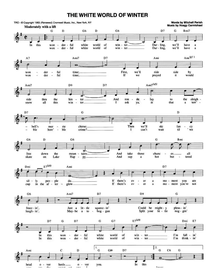 THE WHITE WORLD OF WINTER