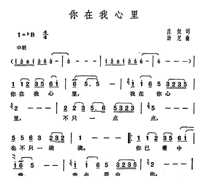 邓丽君演唱金曲：你在我心里