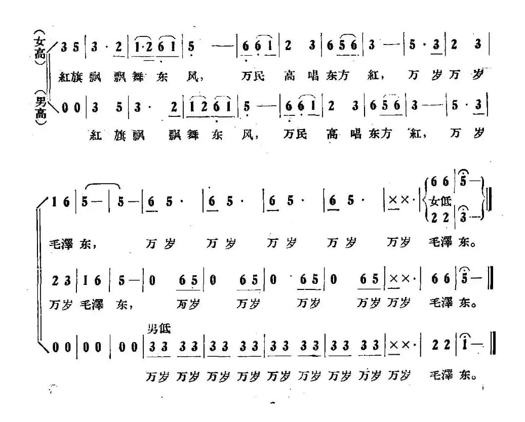 毛主席走上天安门（大合唱《我们在毛主席身边》之一）