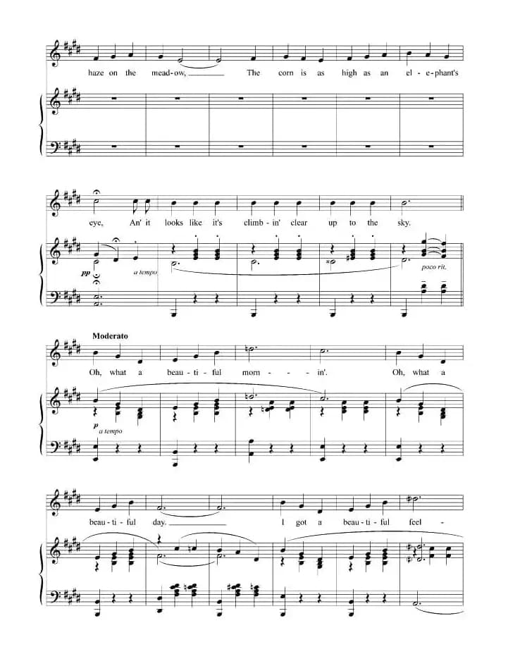 啊,，多么美丽的早晨（正谱 [美]）