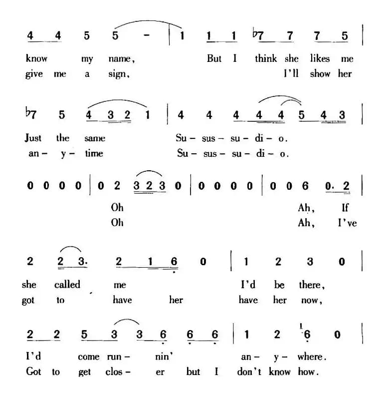 Sussudio 苏苏迪奥