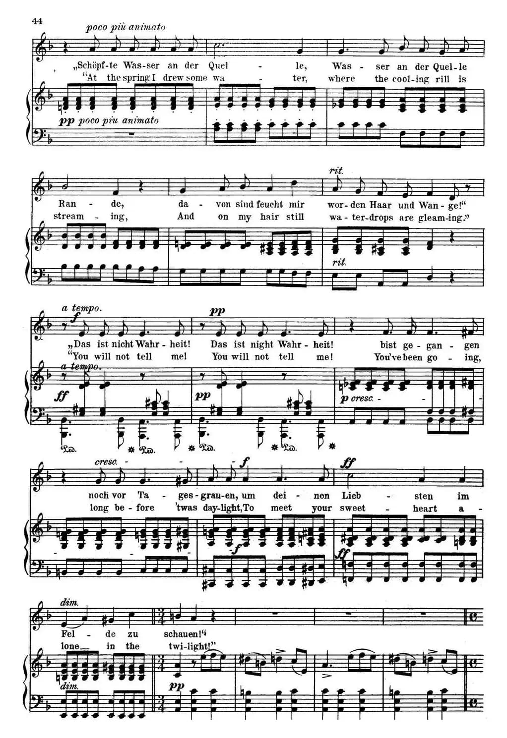 Chopin-17 Polish Songs Op.74,No.16(Lithauisches Lied. Lithuanian Song.)(钢琴伴奏谱)