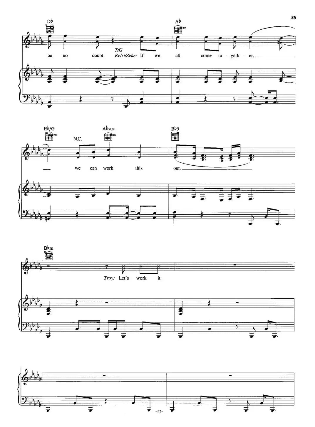 [美]Work This Out（正谱）