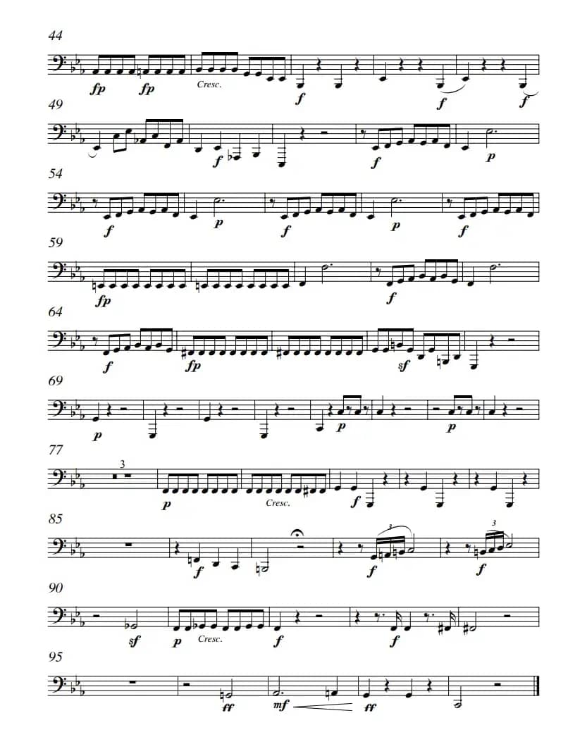 莫扎特-夜之女王的咏叹调（铜管五重奏）