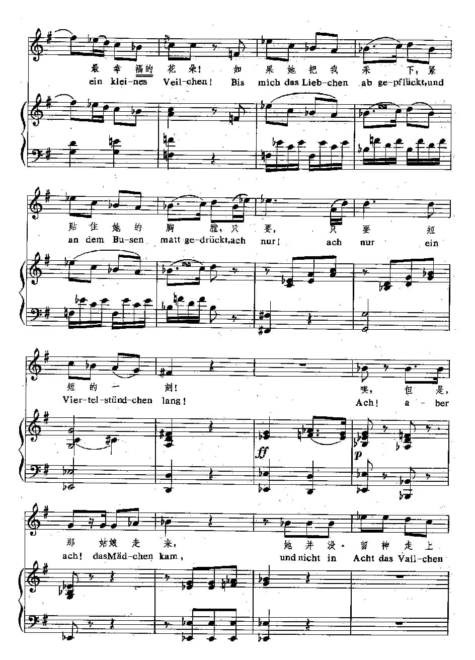 [奥]紫罗兰（中外文对照、正谱）