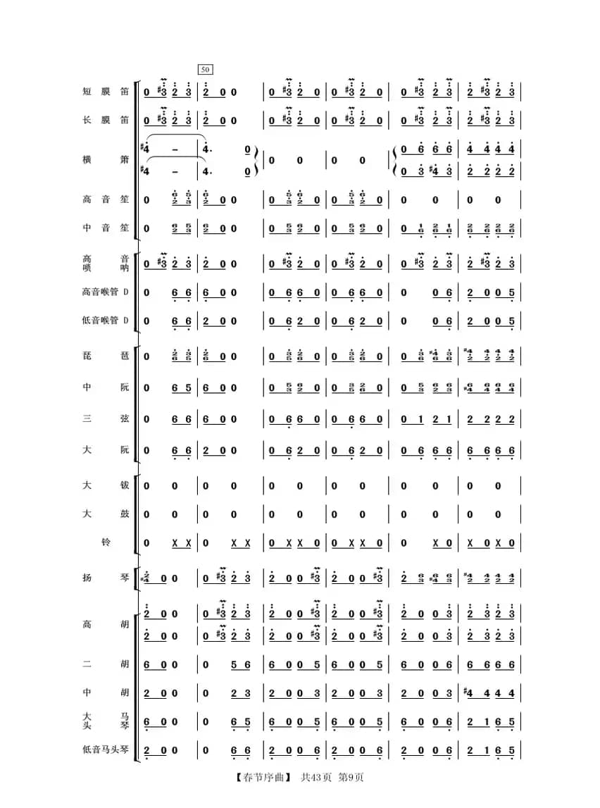 春节序曲（民乐合奏）