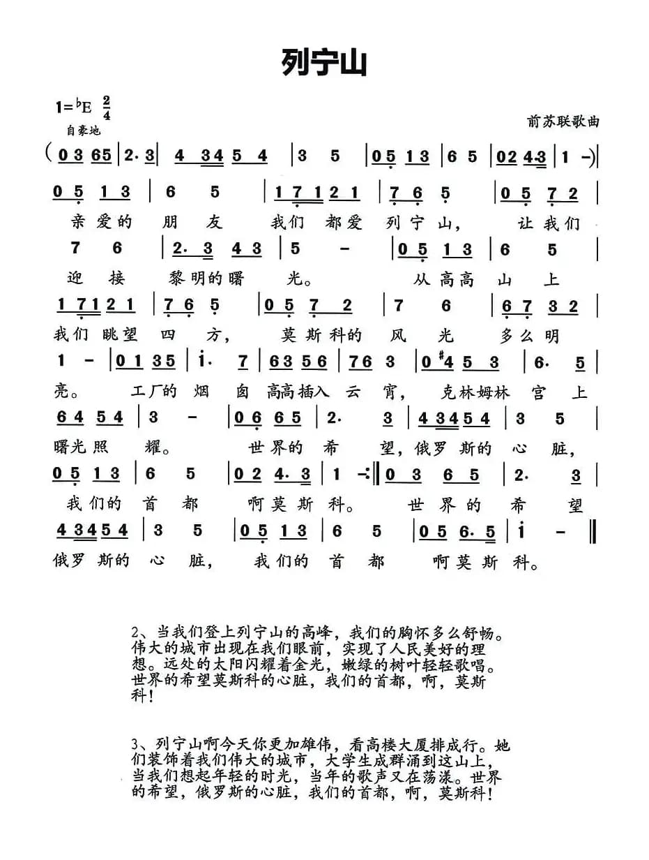 [前苏联] 列宁山