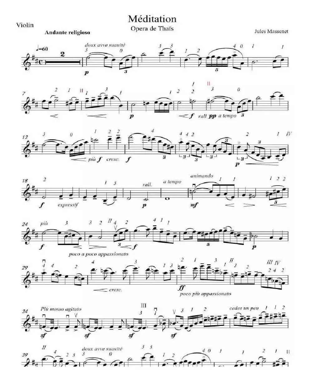 小提琴曲（沉思）