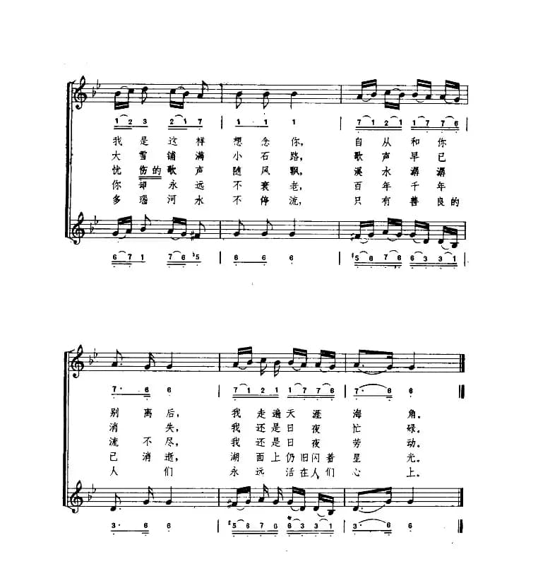 [罗马尼亚]森林啊森林（简线混排、合唱）