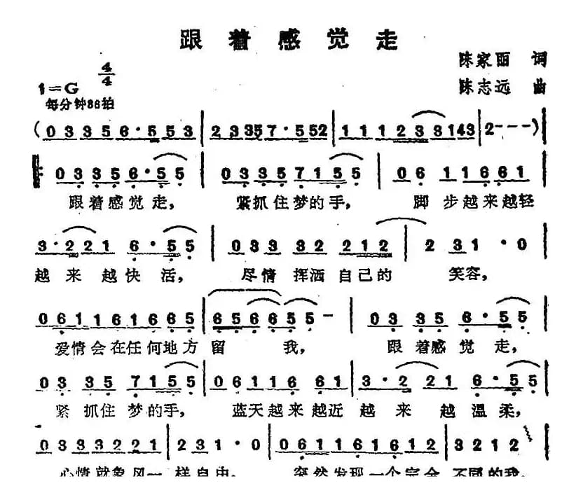 苏芮演唱金曲：跟着感觉走