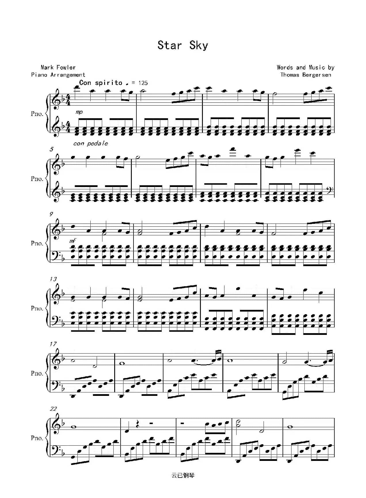 Star Sky（Two Steps From Hell）