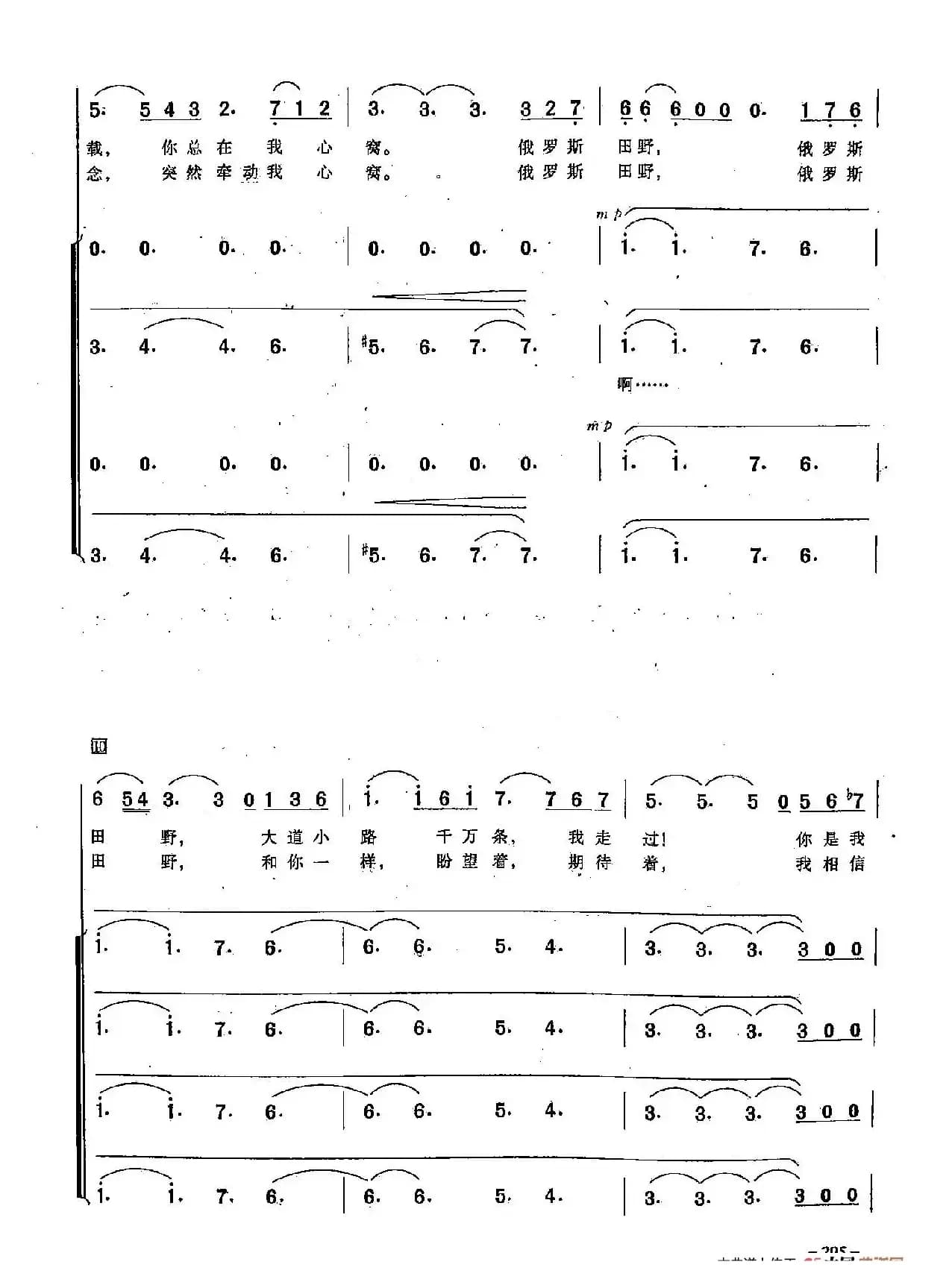 ​[俄]87田野（合唱-苏联影片《神出鬼没者的新奇遇》插曲）