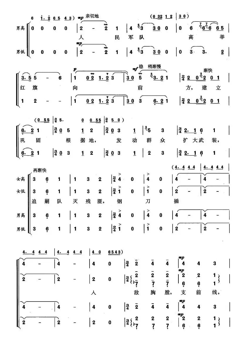 乘胜进军（交响音乐《智取威虎山》选曲）