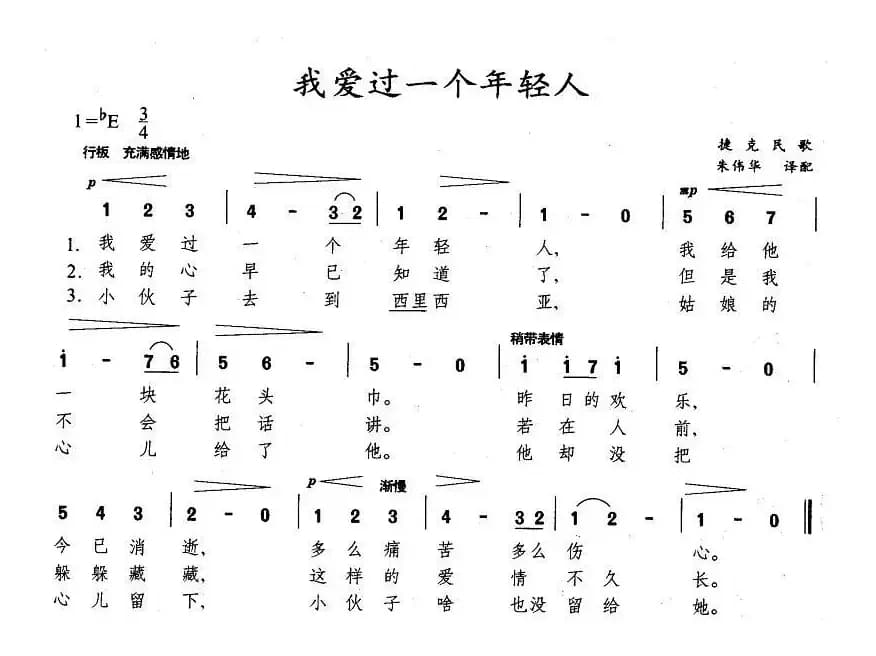 我爱过一个年轻人（捷克）