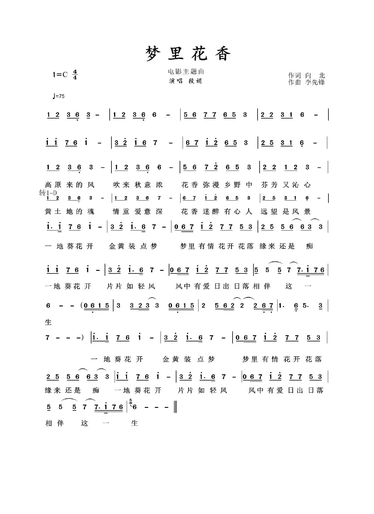 梦里花香（演唱/段娟）