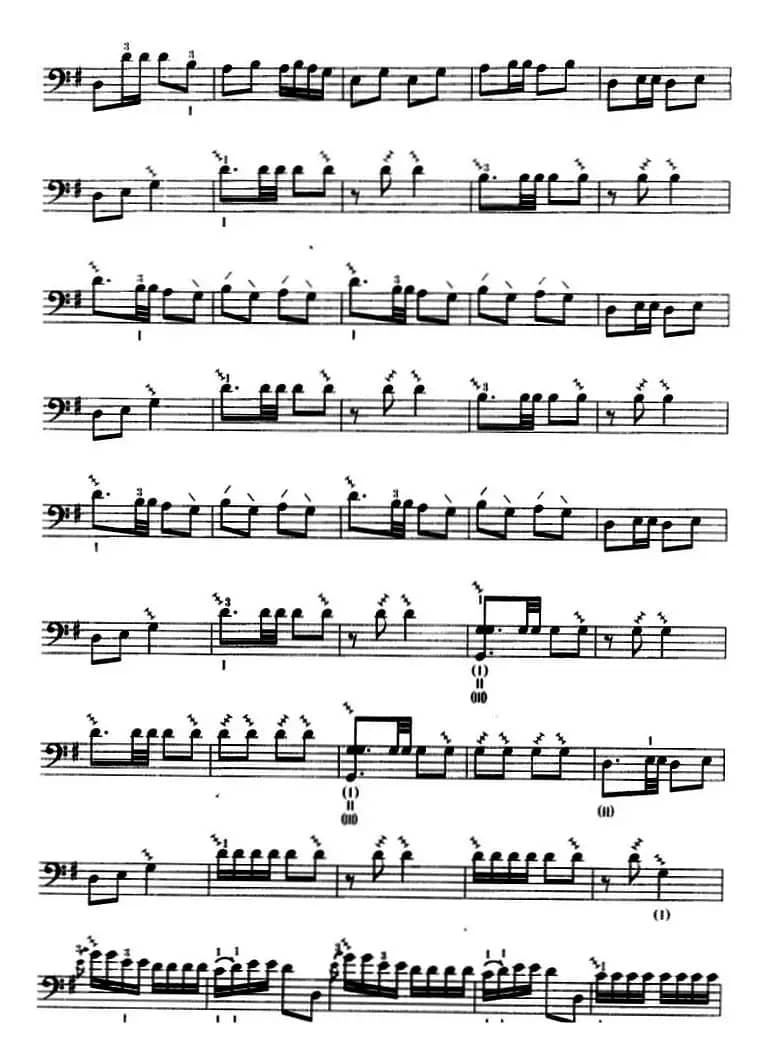 十八板（三弦、五线谱）