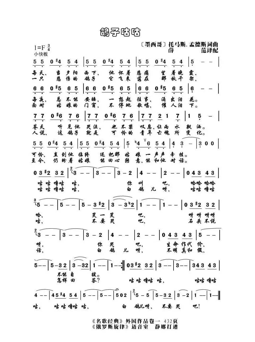 鸽子咕咕（墨西哥）