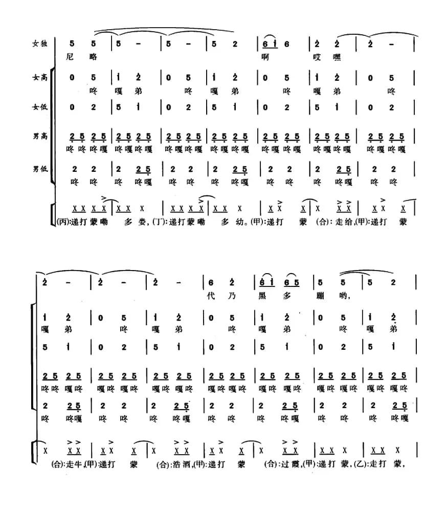 木鼓敲起来（王德文 词曲）