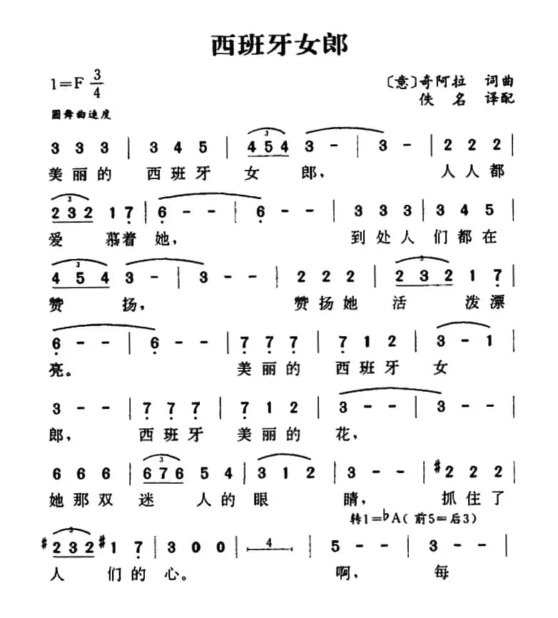 [意]西班牙女郎