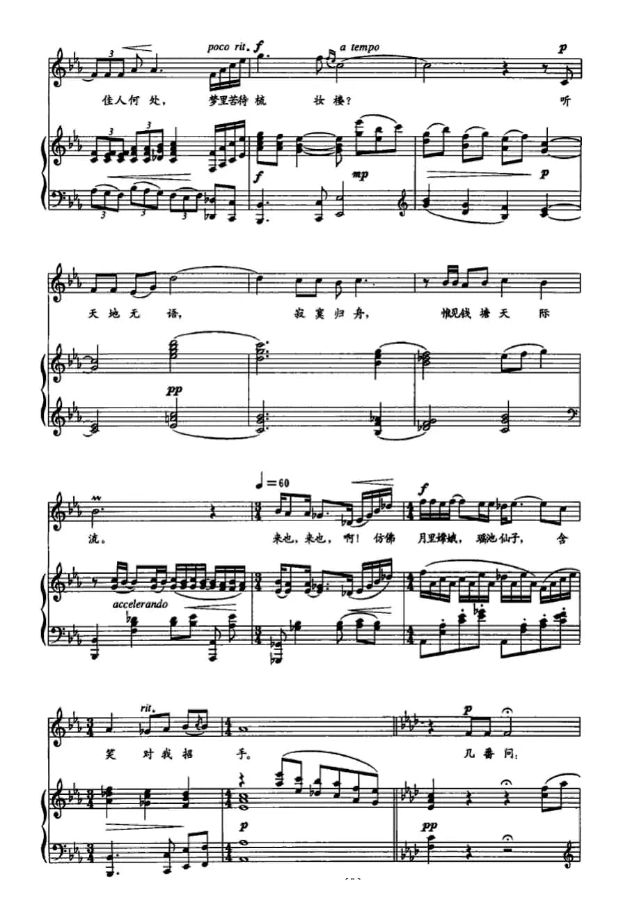 梦中佳人（音乐剧《中国蝴蝶》选曲 [正谱]）