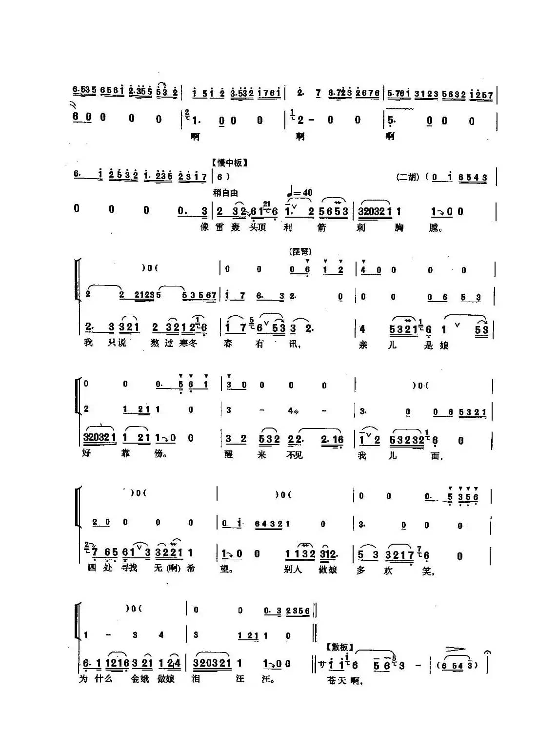 [沪剧]呼天哭地寻儿郎（《半把剪刀》金娥唱段）