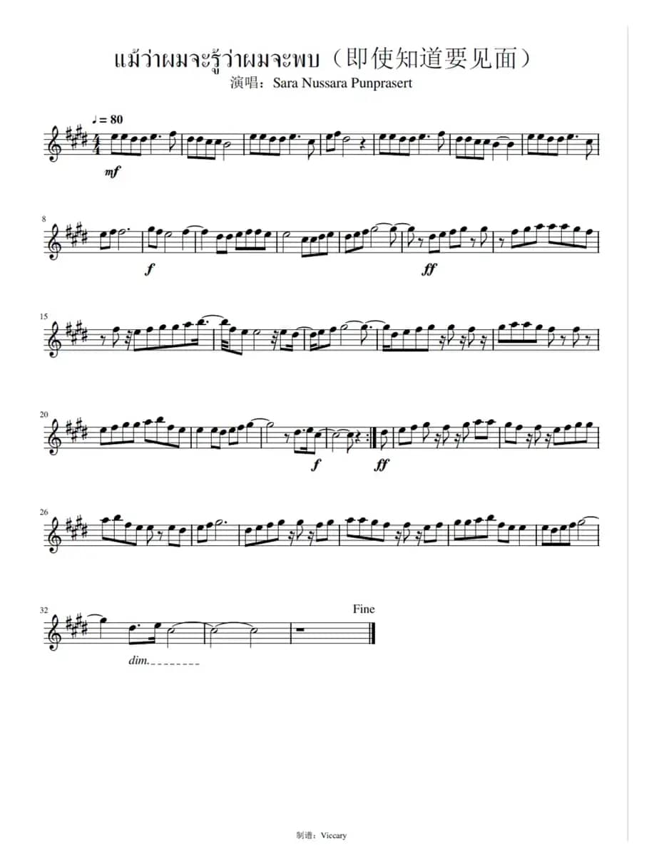 แม้ว่าผมจะรู้ว่าผมจะพบ(即使知道要见面)