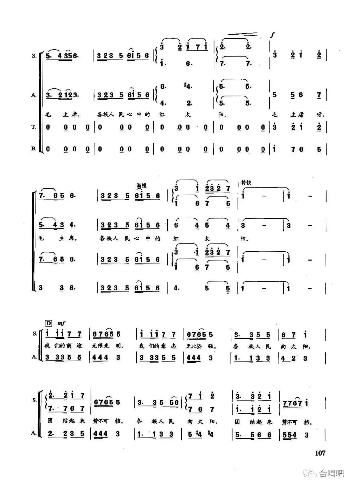 毛主席是各族人民心中的红太阳（金巍编配版）