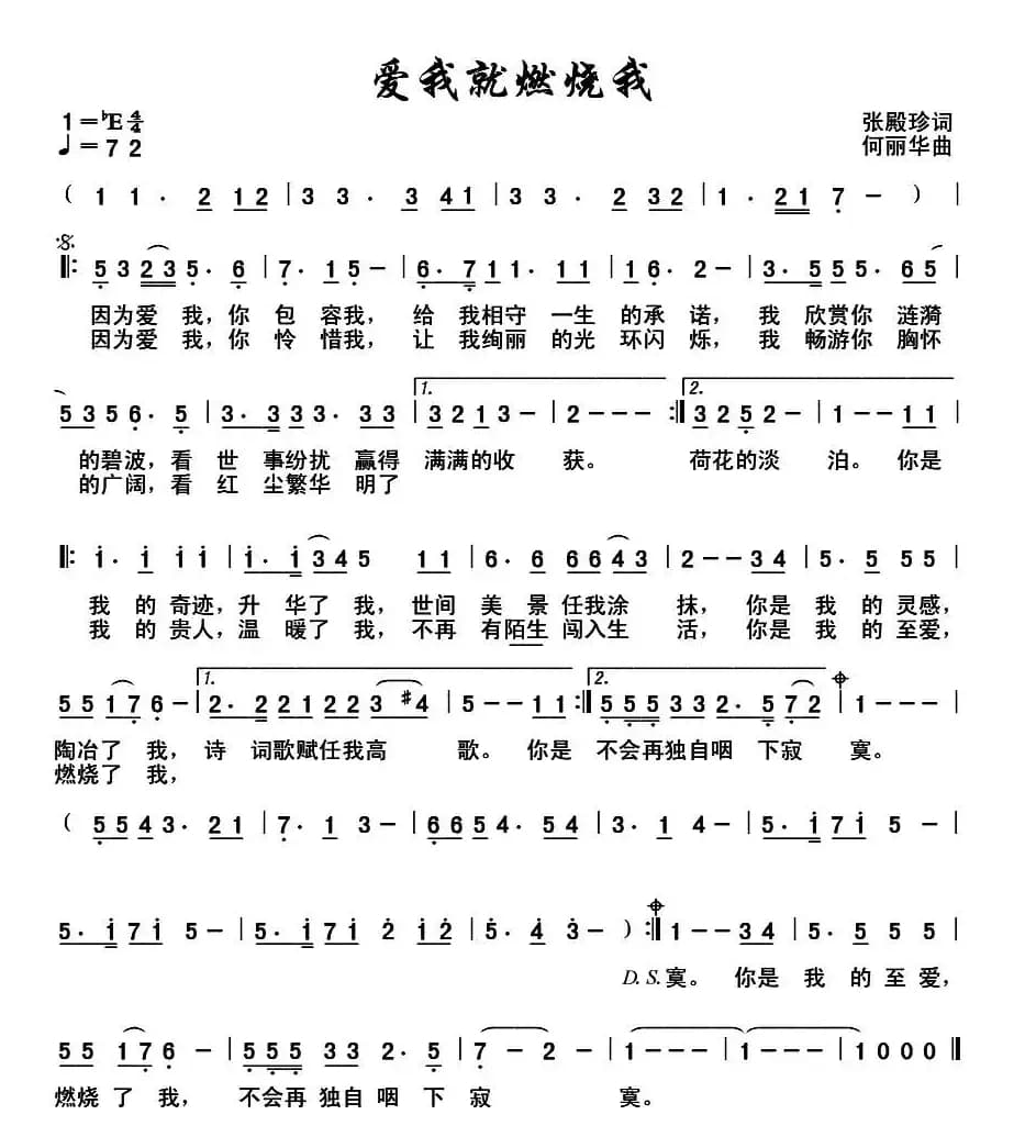 爱我就燃烧我 （又名：爱我，就燃烧我）