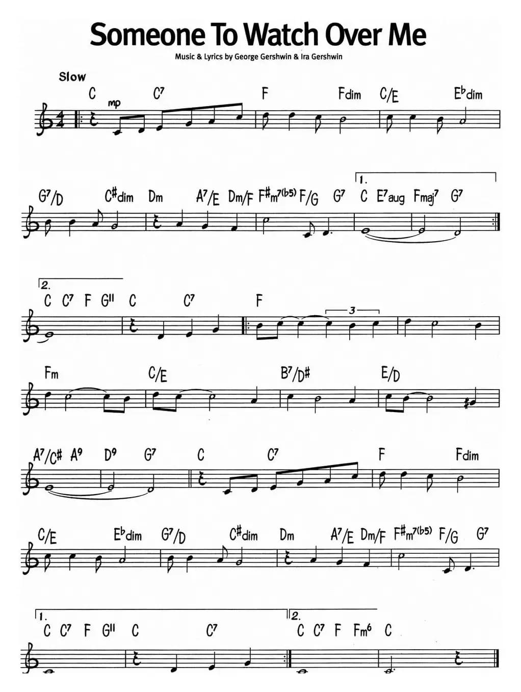 蓝调音乐：Someone To Watch Over Me