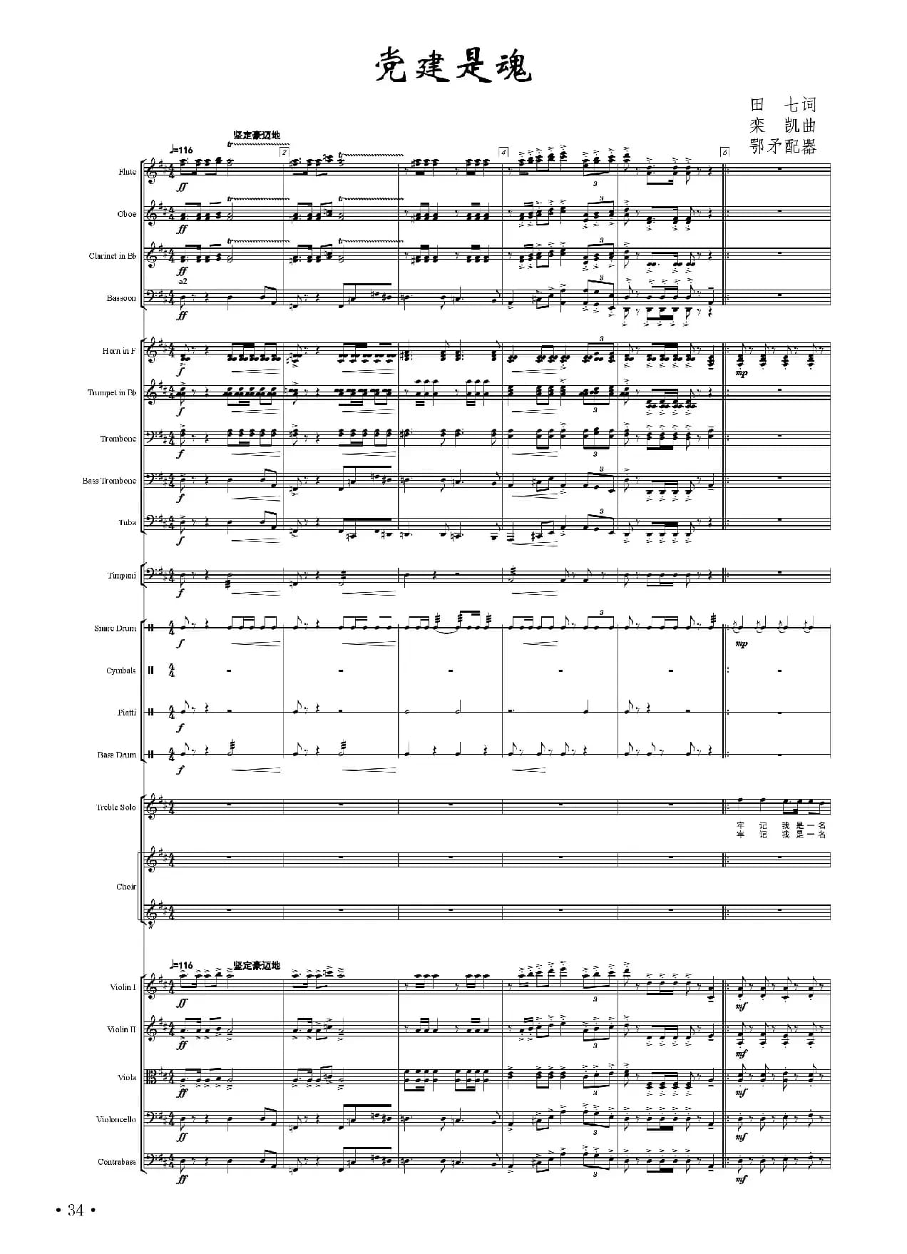 党建是魂（正谱）