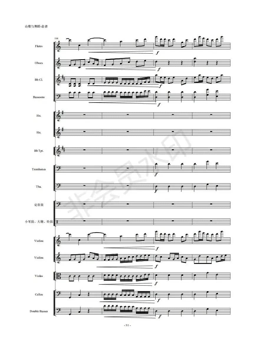 河南民歌组曲（第三乐章）