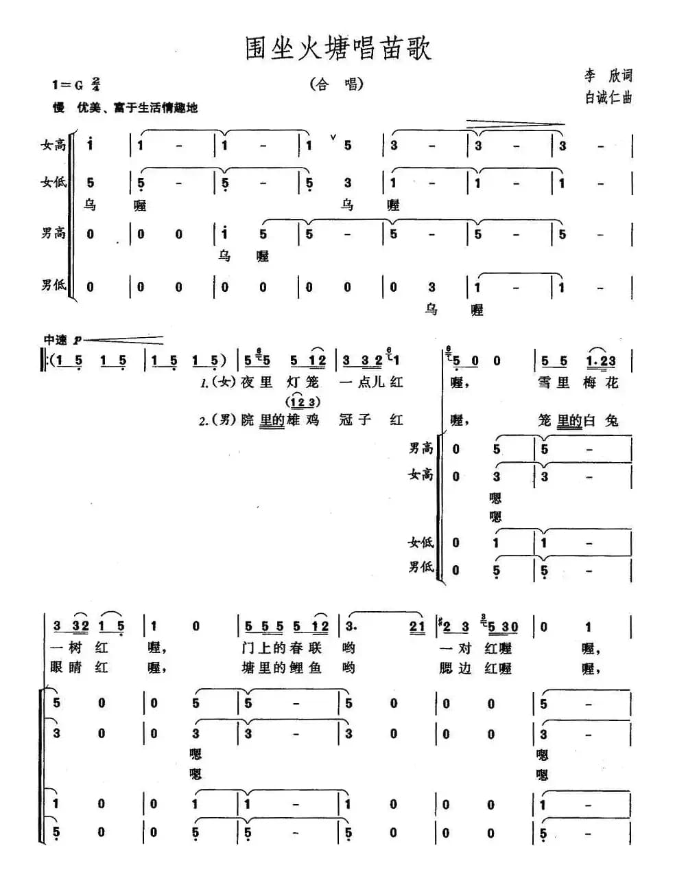 围坐火塘唱苗歌