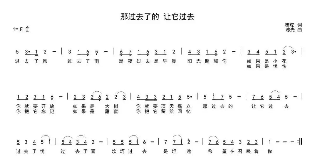 那过去了的 让它过去