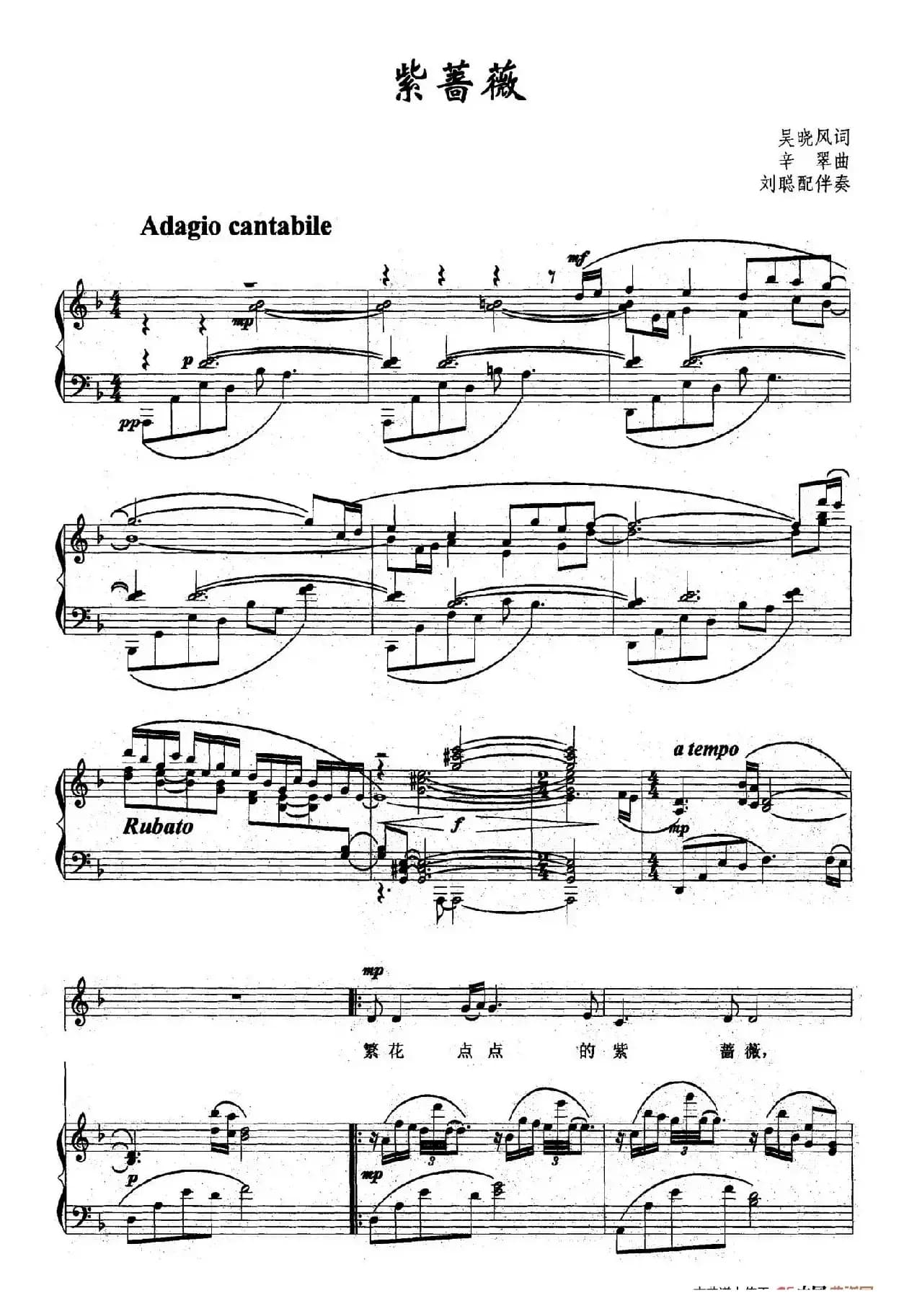 紫蔷薇（正谱）