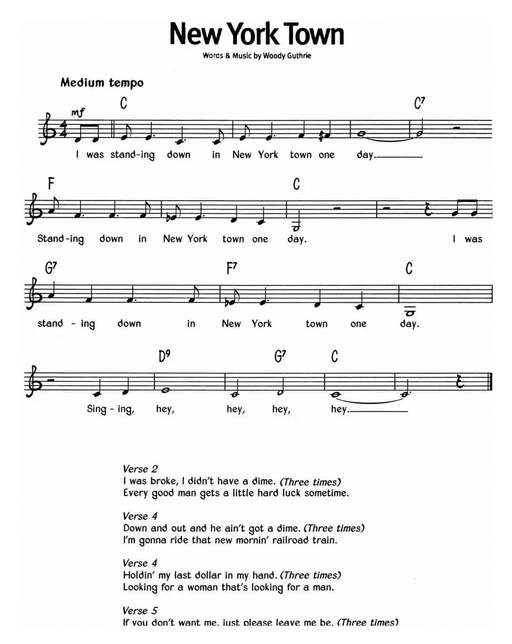 蓝调音乐：New York Town